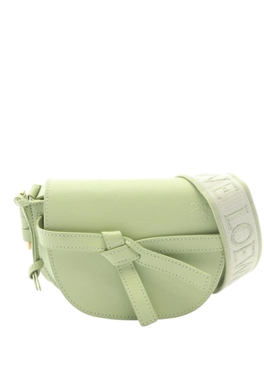 Loewe Pre-Owned 2010-2026 Mini Leather Gate Dual Bag crossbody bag - Green