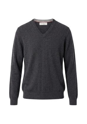 Brunello Cucinelli V-neck sweater - Grey