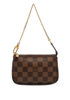 Louis Vuitton Pre-Owned 2018 Damier Ebene Mini Pochette Accessoires handbag - Brown