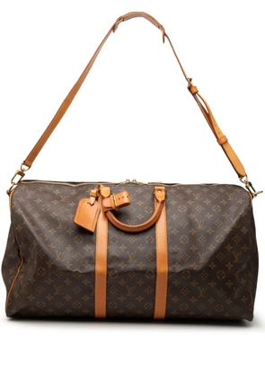 Louis Vuitton Pre-Owned 1992 Monogram Keepall Bandouliere 55 travel bag - Brown
