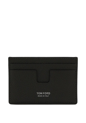 TOM FORD logo-print grained cardholder - Black