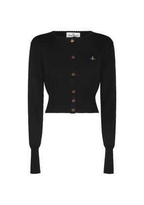 Vivienne Westwood Orb embroidered cardigan - Black