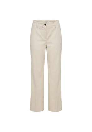 Brunello Cucinelli button-fasyening cotton trousers - Neutrals