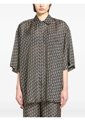 Petar Petrov Power Move printed shirt - Black