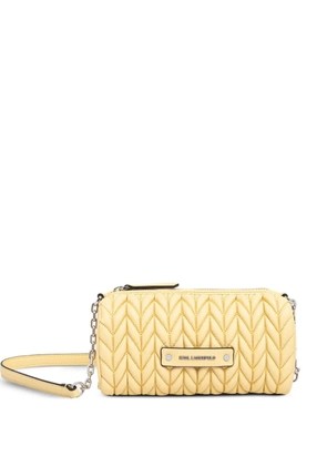 Karl Lagerfeld K/Weave cross body bag - Yellow