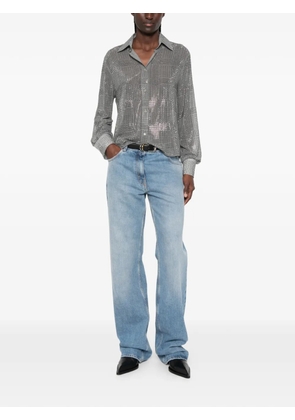 Ermanno Scervino crystal-embellished shirt - Grey