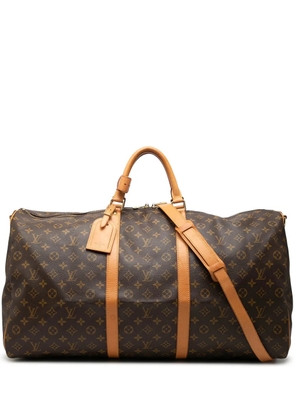 Louis Vuitton Pre-Owned 1995 Monogram Keepall Bandouliere 60 travel bag - Brown