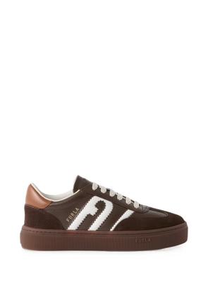 Furla Allegra panelled sneakers - Brown