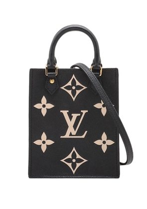 Louis Vuitton Pre-Owned 2021 Bicolor Monogram Empreinte Petit Sac Plat satchel - Black