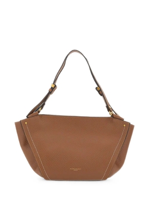 GIANNI CHIARINI medium Bloom grain-leather shoulder bag - Brown