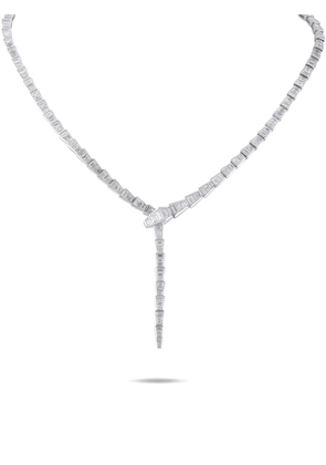 Bvlgari Pre-Owned Serpenti diamond necklace - Silver