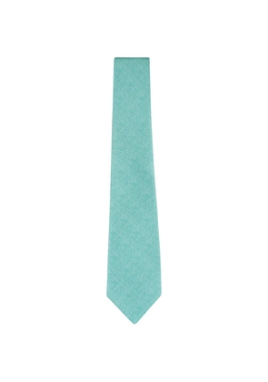 Kiton pointed-tip tie - Blue