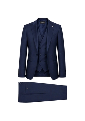 LUIGI BIANCHI MANTOVA three-piece single-breasted suit - Blue