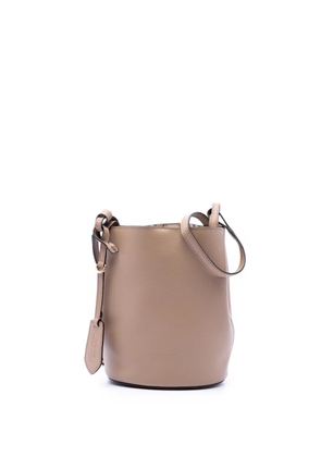 Burberry Pre-Owned 2016-2023 Leather Lorne bucket bag - Brown