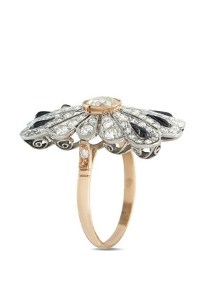 LB Exclusive Art Deco diamond ring - Pink