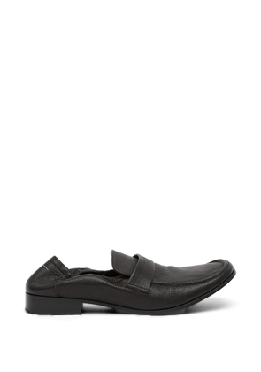 MM6 Maison Margiela Swing Toe leather loafers - Black