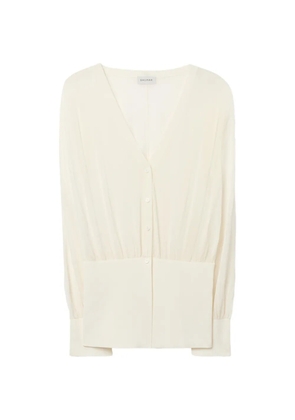 House Of Dagmar sheer-knit cardigan - White
