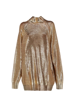 Gianfranco Ferré Pre-Owned 1993 high-neck sweater - Gold