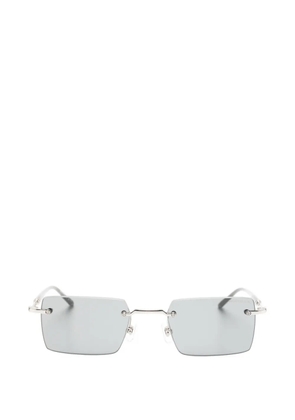 Montblanc rimless rectangle-frame sunglasses - Silver
