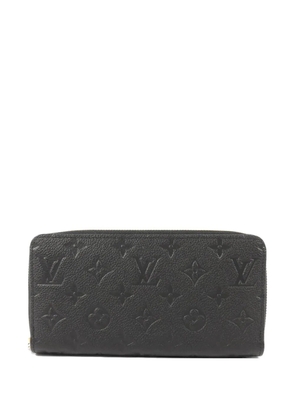Louis Vuitton Pre-Owned Louis Vuitton Monogram Empreinte Zippy wallet - Black