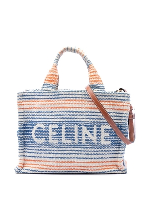 Celine Pre-Owned 2023 Small Canvas Cabas Thais satchel - Neutrals
