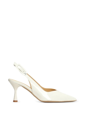 Fratelli Russo pointed-toe slingback pumps - Neutrals
