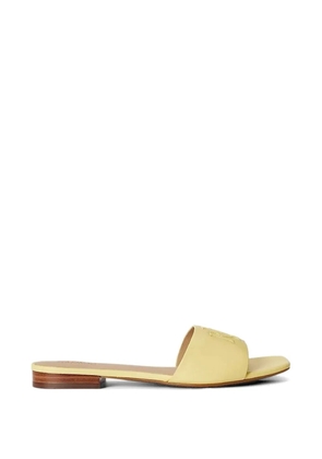 Lauren Ralph Lauren Everley nappa-leather sandals - Yellow