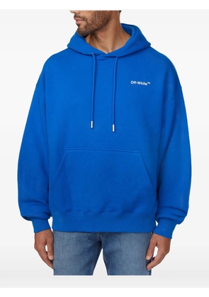 Off-White Arrows-motif hoodie - Blue