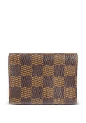 Louis Vuitton Pre-Owned Damier Ebene canvas cardholder - Brown