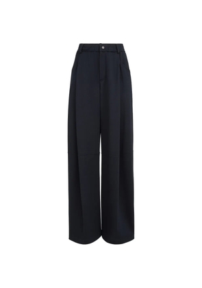 Brunello Cucinelli cotton and silk interlock track trousers - Blue
