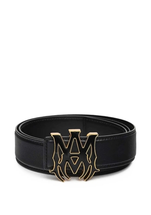 AMIRI MA Core logo-plaque leather belt - Black