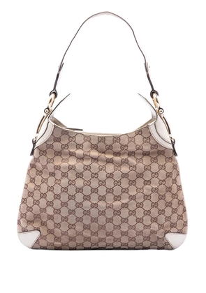 Gucci Pre-Owned 2000-2015 GG Canvas Horsebit Creole hobo bag - Neutrals