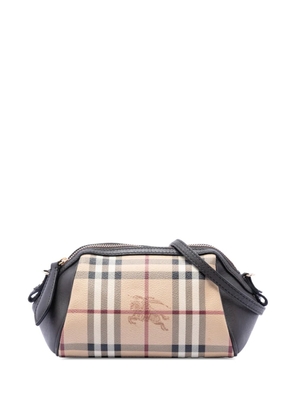 Burberry Pre-Owned 2000-2017 Mini Haymarket Check Coated Canvas Blaze crossbody bag - Neutrals