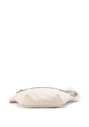 Gucci Pre-Owned GG Embossed Perforated Leather Small belt bag - Neutrals