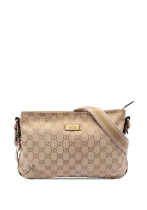 Gucci Pre-Owned 2016-2026 GG Canvas Web crossbody bag - Neutrals