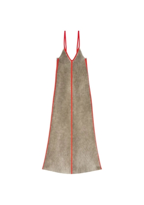 Diesel rib-knitted cami midi dress - Grey