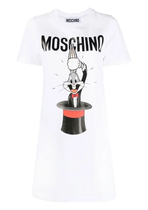 Moschino Bugs Bunny print dress - White