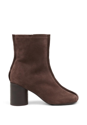 MM6 Maison Margiela Anatomic stitch-toe ankle boots - Brown