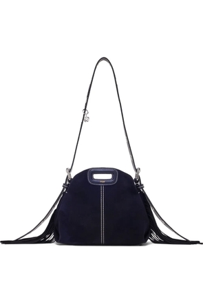 Maje mini MIss M fringe-detail tote bag - Blue