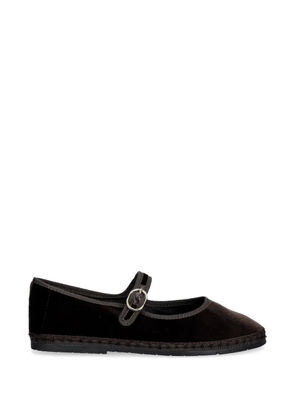 Nokwol Mel buckle-fastening ballet flats - Brown