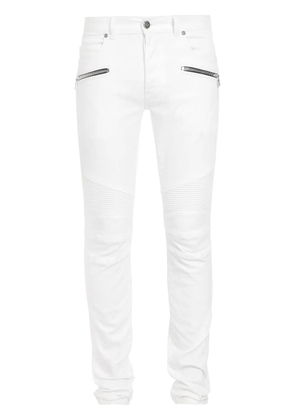Balmain low-rise slim-cut jeans - White