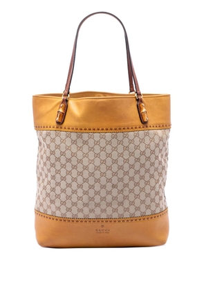 Gucci Pre-Owned 2016-2026 Large GG Canvas Laidback Crafty tote bag - Neutrals