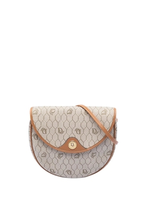 Christian Dior Pre-Owned 20th Century Honeycomb Coated Canvas crossbody bag - Neutrals