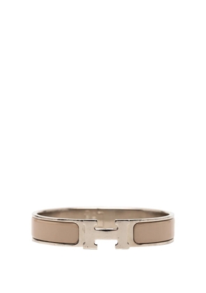 Hermès Pre-Owned 1990-2010 Narrow Enamel Clic Clac H Bracelet PM costume bracelet - Neutrals