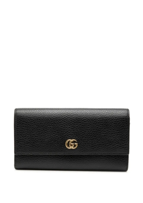 Gucci Pre-Owned 2016 GG Marmont Continental Leather Wallet long wallets - Black