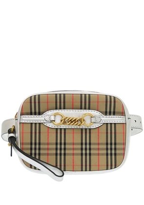 Burberry Pre-Owned 2000-2017 Haymarket Check Canvas 1983 Link belt bag - Neutrals