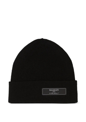 Balmain Balmain Paris wool beanie - Black