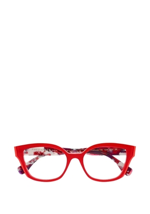 Face À Face Offset1 cat-eye glasses - Red