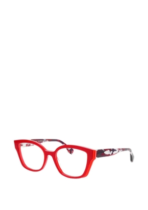 Face À Face Offset1 cat-eye glasses - Red