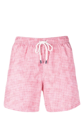 Fedeli floral-print swim shorts - Pink